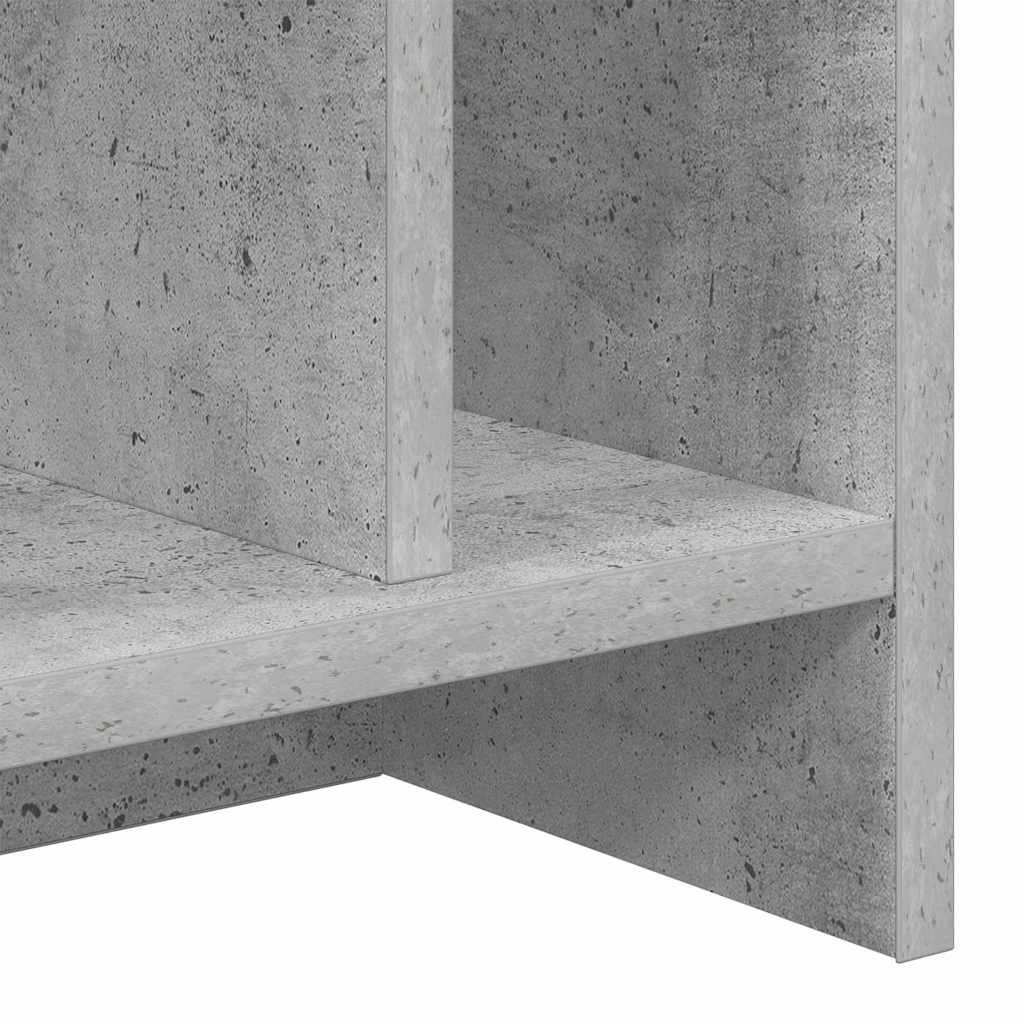 TV állvány 2 pcs Beton Szürke Szerelt Fa