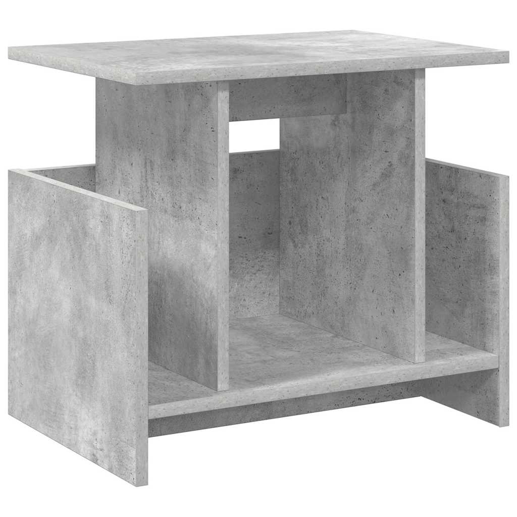 TV állvány 2 pcs Beton Szürke Szerelt Fa