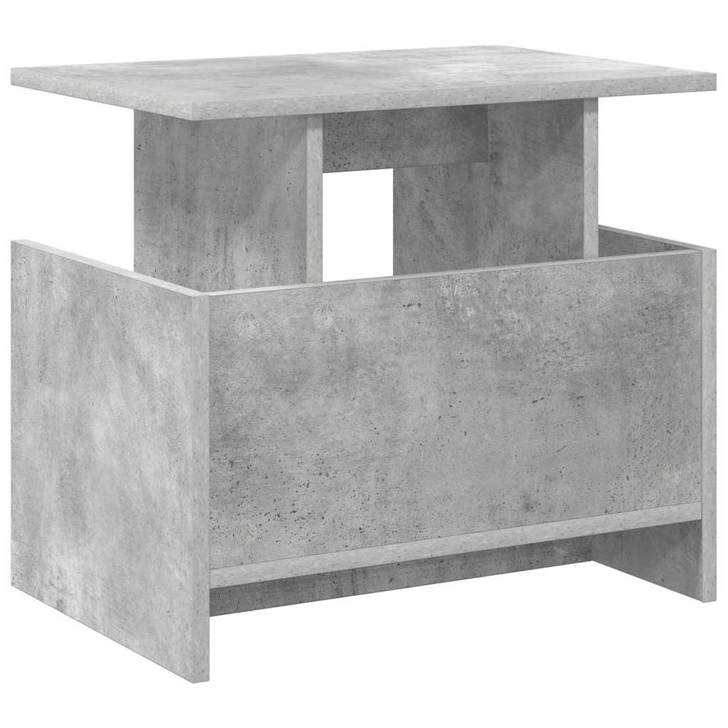 TV állvány 2 pcs Beton Szürke Szerelt Fa