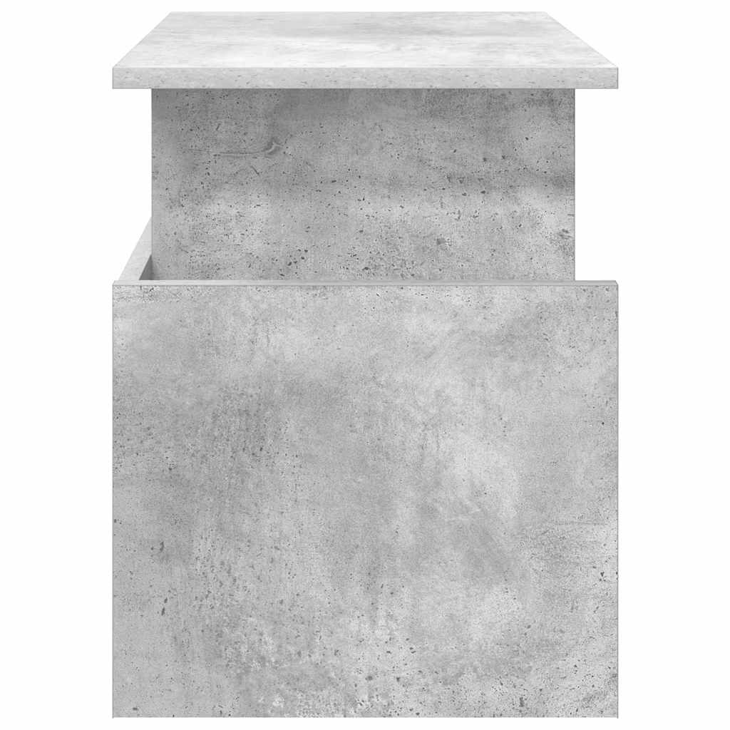 TV állvány 2 pcs Beton Szürke Szerelt Fa