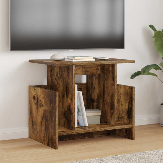 TV állvány 2 pcs Füstölt tölgy 50 x 35 x 45 cm Faanyag