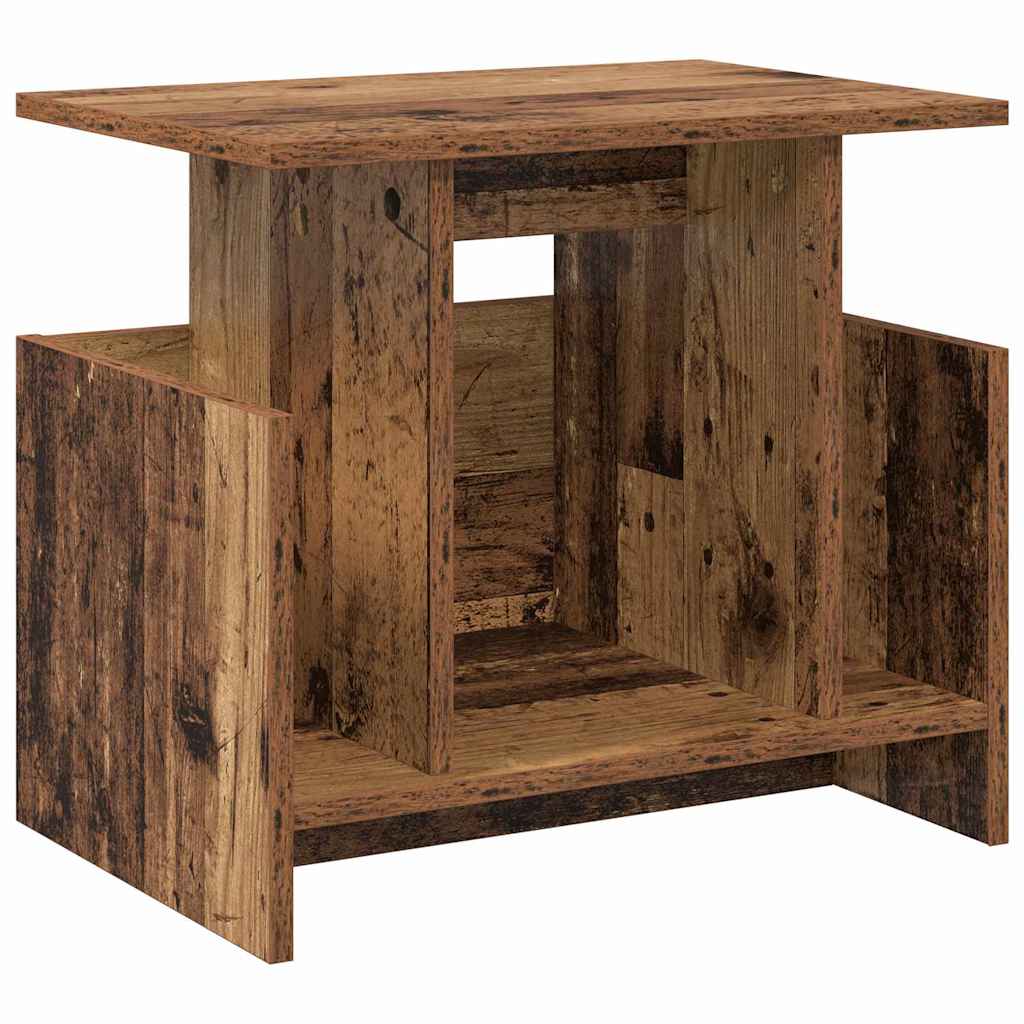 TV állvány 50 x 35 x 45 cm Öreg fa Szerelt Fa
