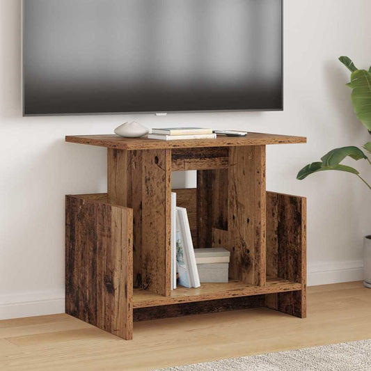 TV állvány 2 pcs Öreg fa 50 x 35 x 45 cm Faanyag