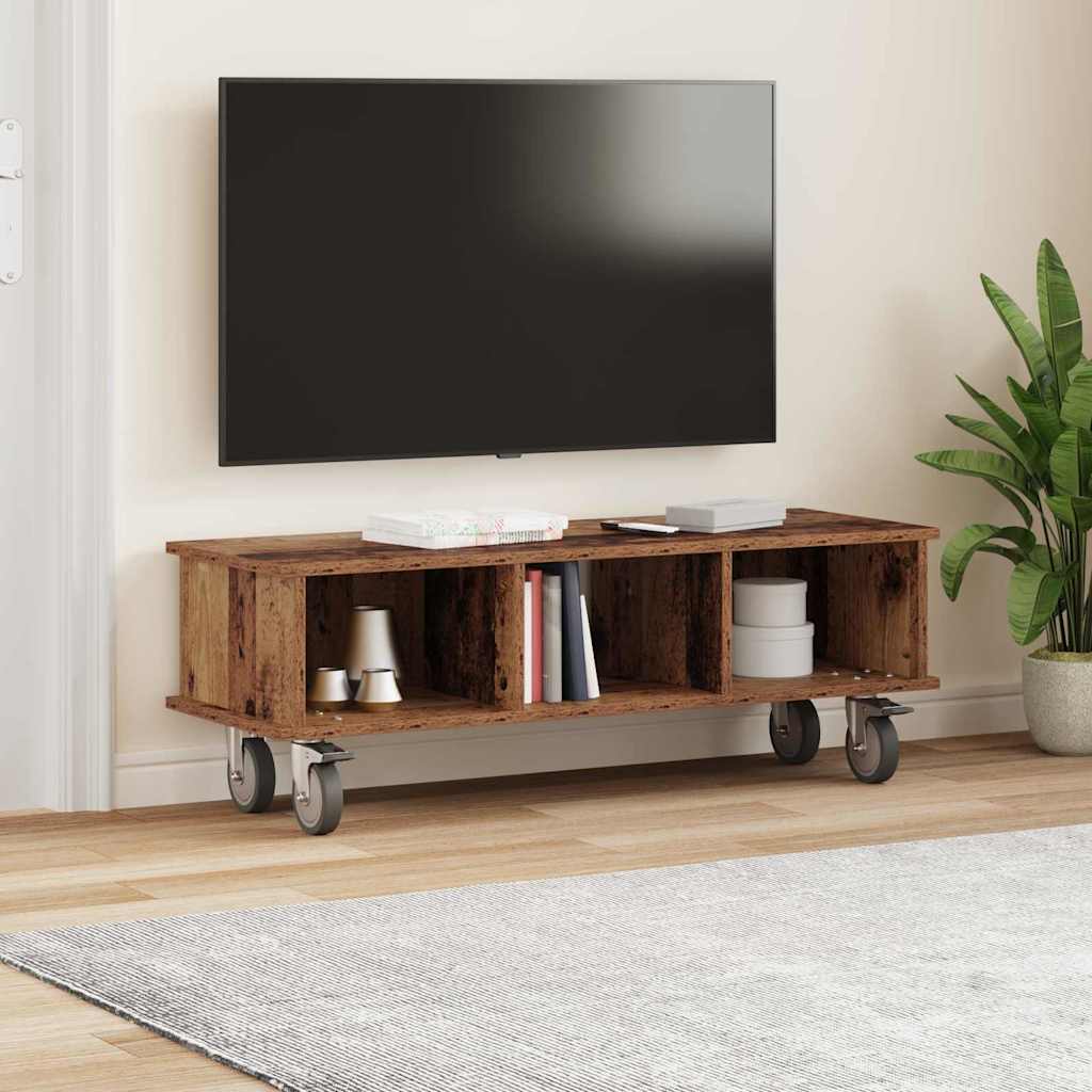 TV állvány Öreg fa 100 x 35 x 35 cm Faanyag