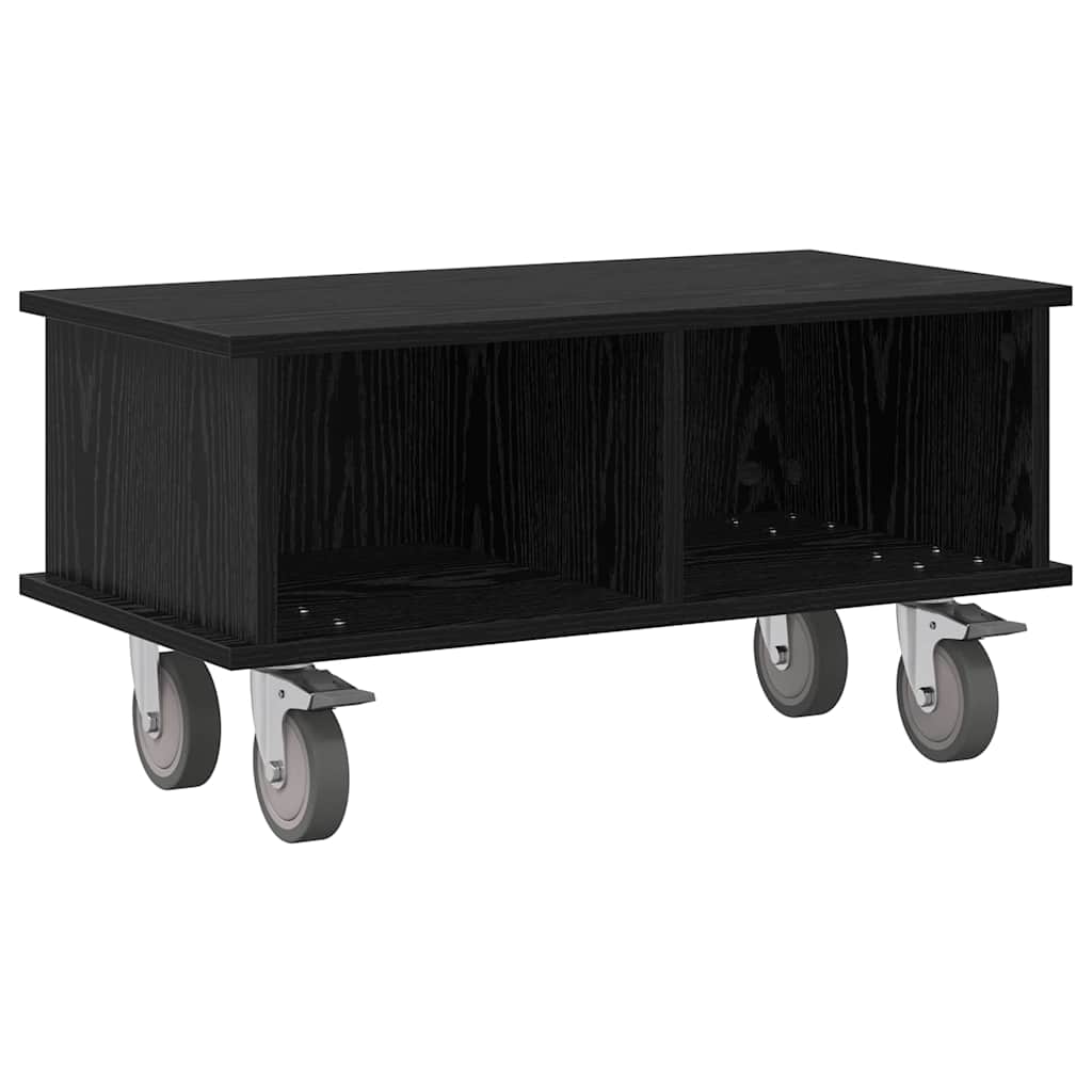 TV állvány 68,5 x 35 x 35 cm Fekete tölgy Szerelt Fa