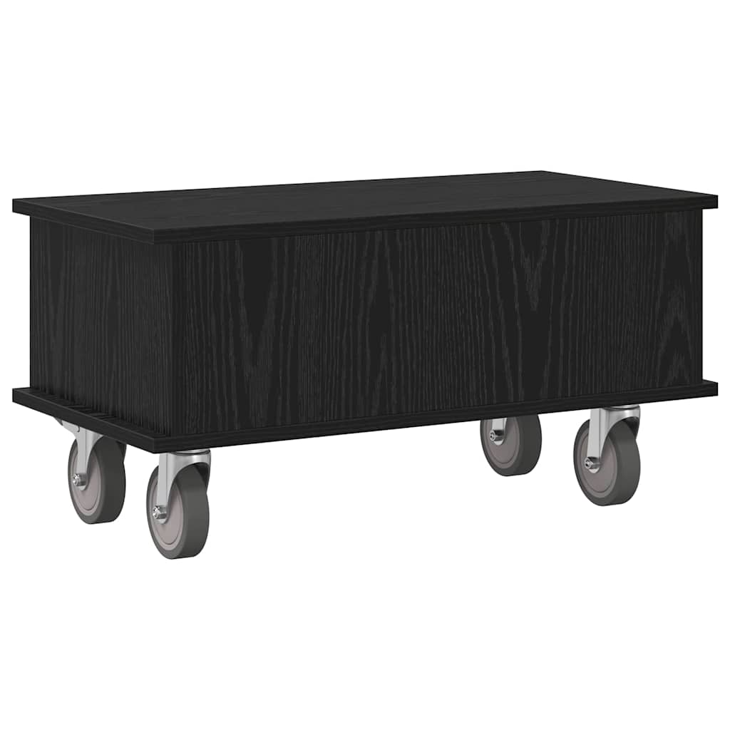 TV állvány 68,5 x 35 x 35 cm Fekete tölgy Szerelt Fa