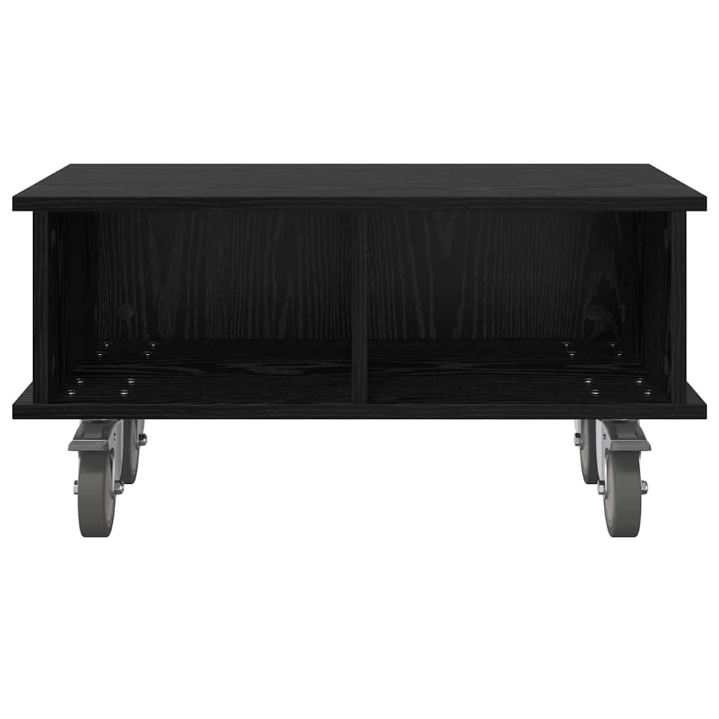 TV állvány 68,5 x 35 x 35 cm Fekete tölgy Szerelt Fa