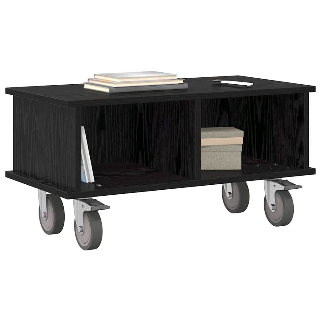 TV állvány 68,5 x 35 x 35 cm Fekete tölgy Szerelt Fa