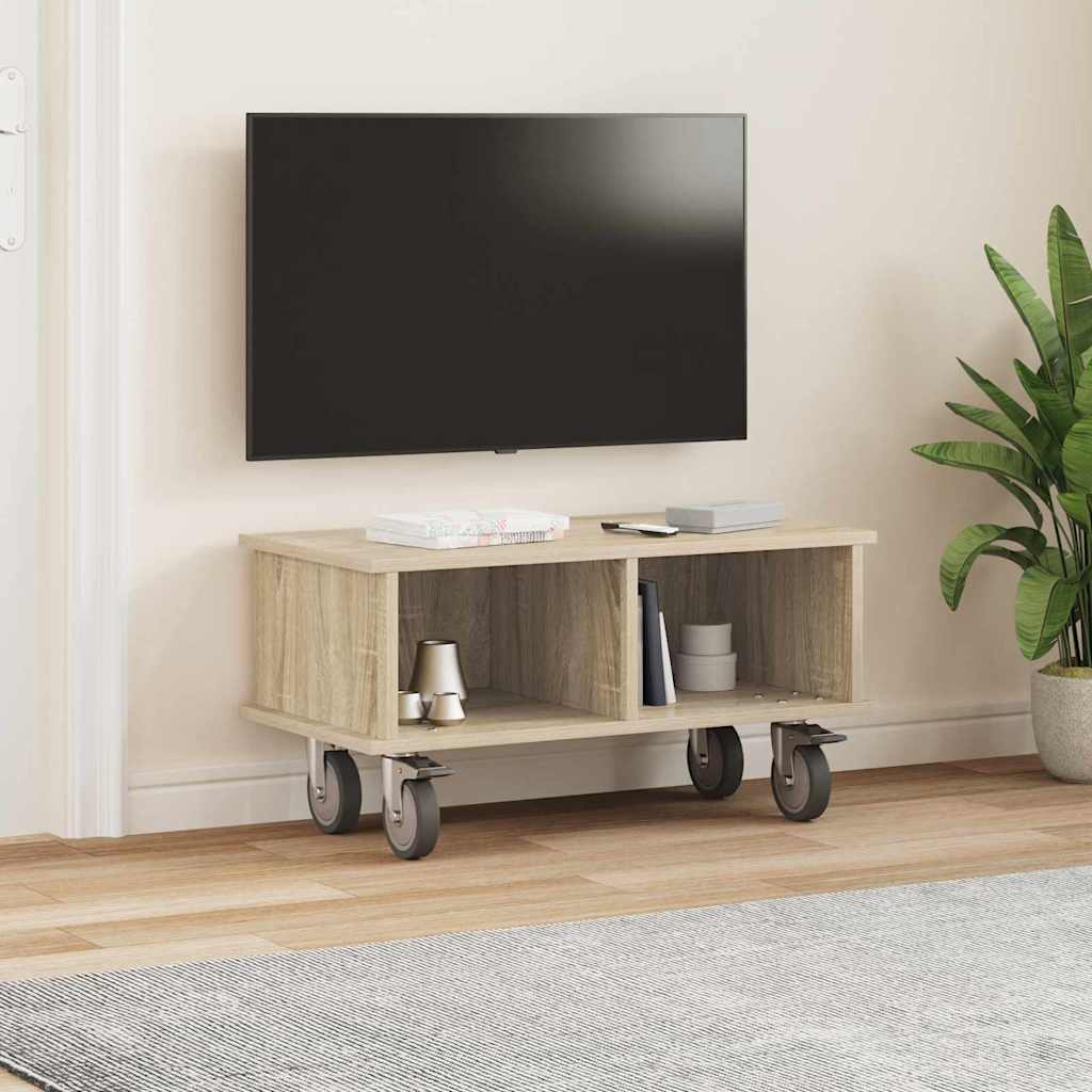TV állvány Sonoma tölgy 68,5 x 35 x 35 cm Faanyag