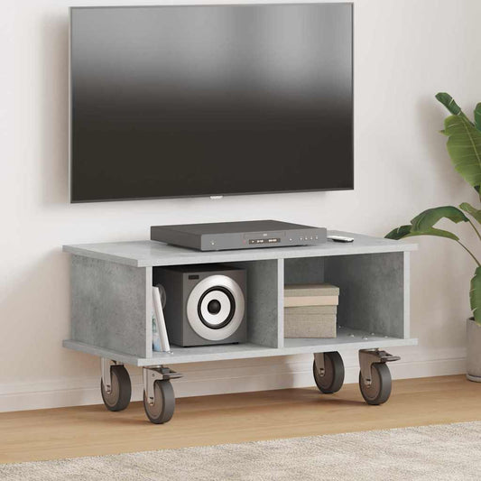 TV állvány Beton Szürke 68,5 x 35 x 35 cm Faanyag