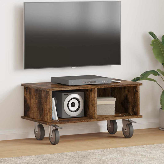 TV állvány Füstölt tölgy 68,5 x 35 x 35 cm Faanyag