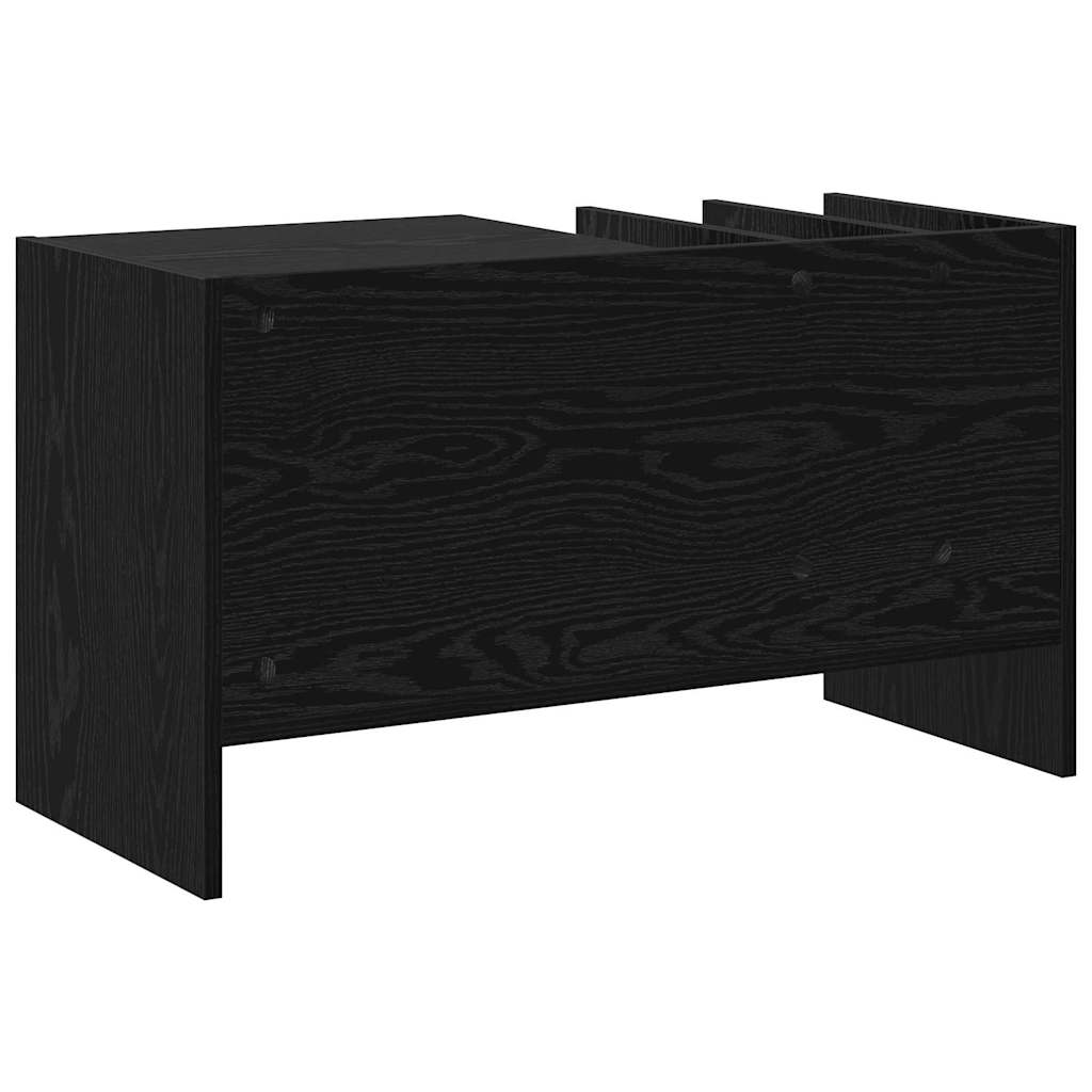 Hanglemez szekrény Fekete tölgy 78,5 x 35 x 45 cm Szerelt Fa