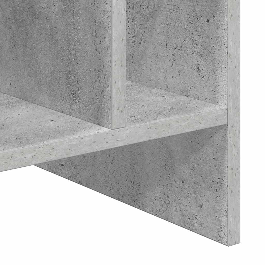 Hanglemez szekrény Beton Szürke 78,5 x 35 x 45 cm Szerelt Fa