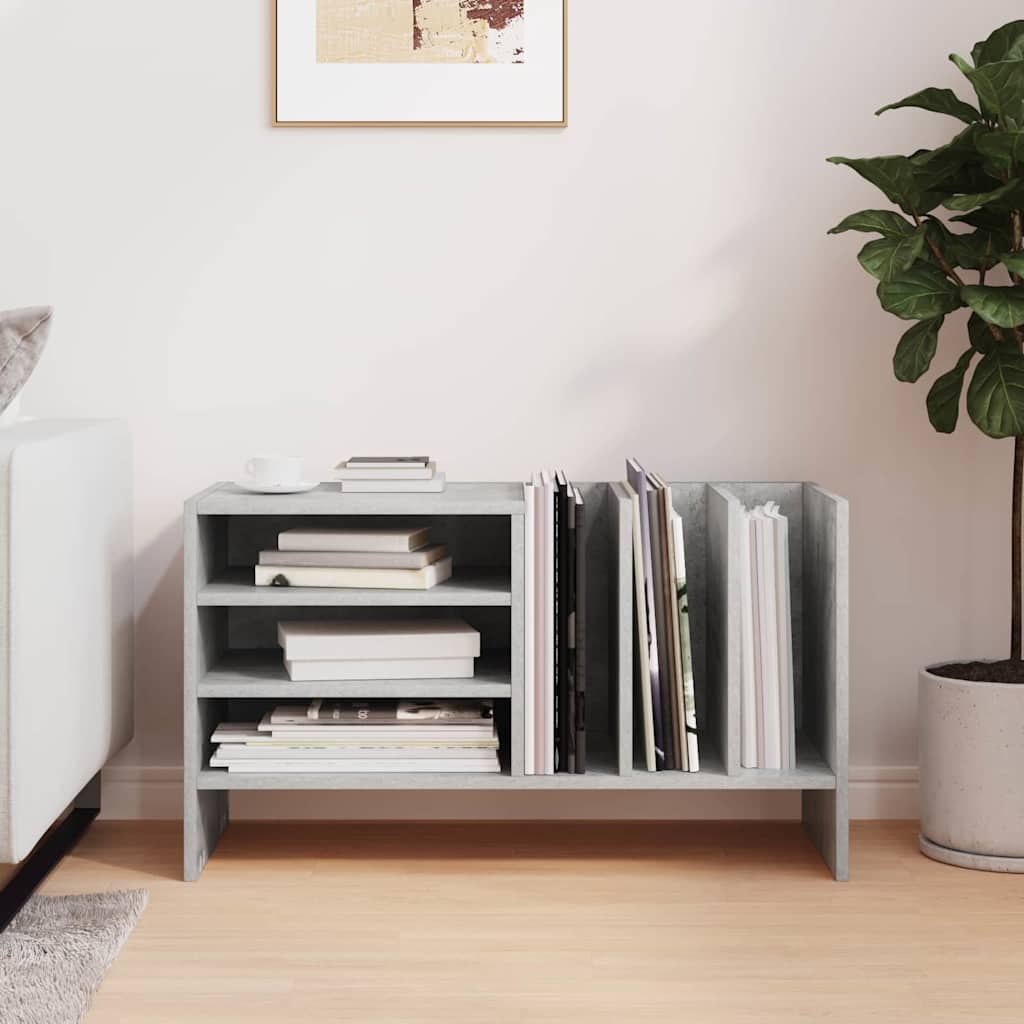 Hanglemez szekrény Beton Szürke 78,5 x 35 x 45 cm Szerelt Fa