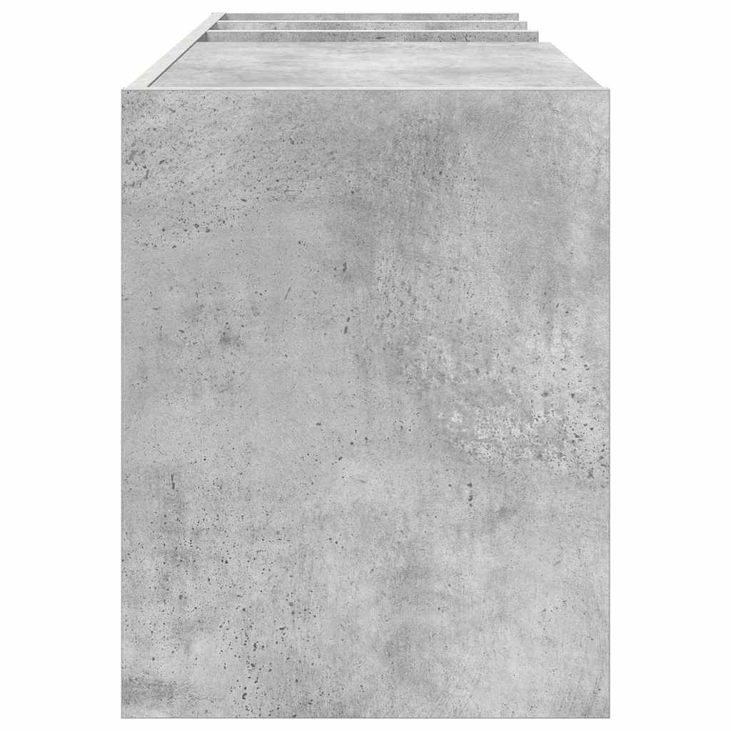 Hanglemez szekrény Beton Szürke 78,5 x 35 x 45 cm Szerelt Fa