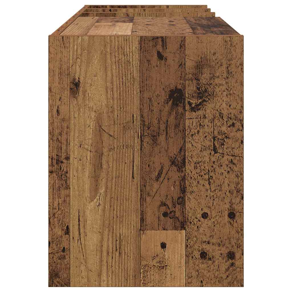 Hanglemez szekrény polcokkal Öreg fa 78,5 x 35 x 45 cm Faanyag
