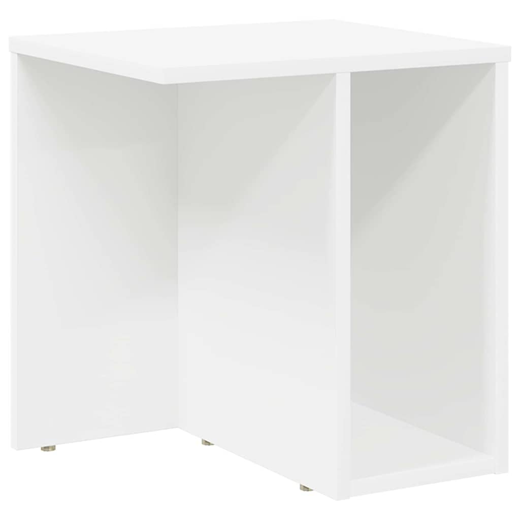 Végasztal 2 pcs Fehér 37 x 32 x 40 cm Faanyag