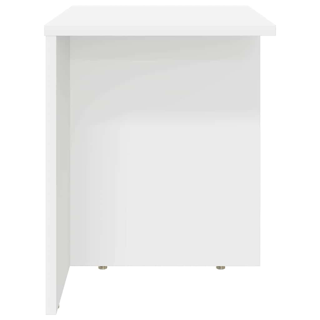 Végasztal 2 pcs Fehér 37 x 32 x 40 cm Faanyag