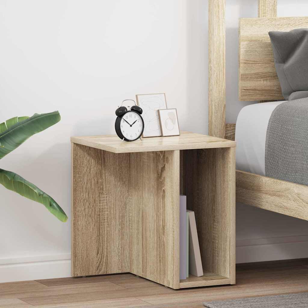 Végasztal 2 db Sonoma tölgy 37 x 32 x 40 cm Szerelt Fa