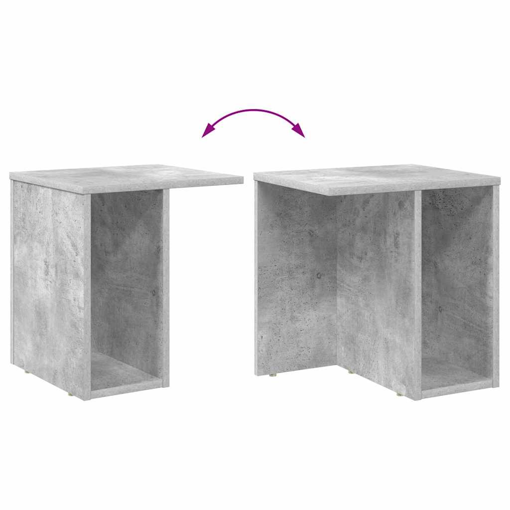 Végasztal Beton Szürke 37 x 32 x 40 cm Faanyag
