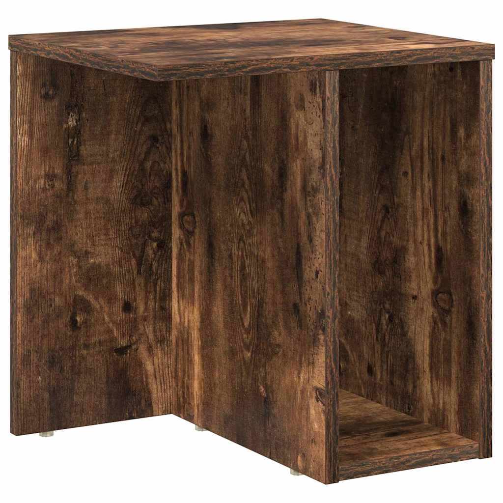 Végasztal 2 db Füstölt tölgy 37 x 32 x 40 cm Szerelt Fa