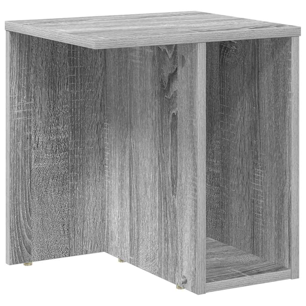 Végasztal 2 pcs Szürke Sonoma 37 x 32 x 40 cm Faanyag