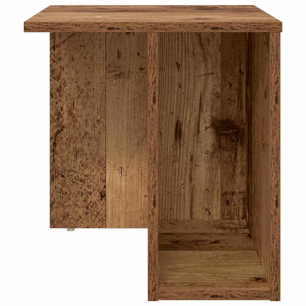 Végasztal 2 db Öreg fa 37 x 32 x 40 cm Szerelt Fa