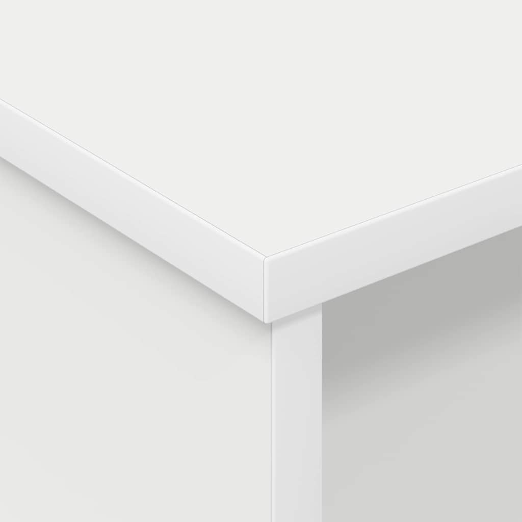 Éjjeli asztal 2 db Fehér 40 x 31 x 15 cm Szerelt Fa