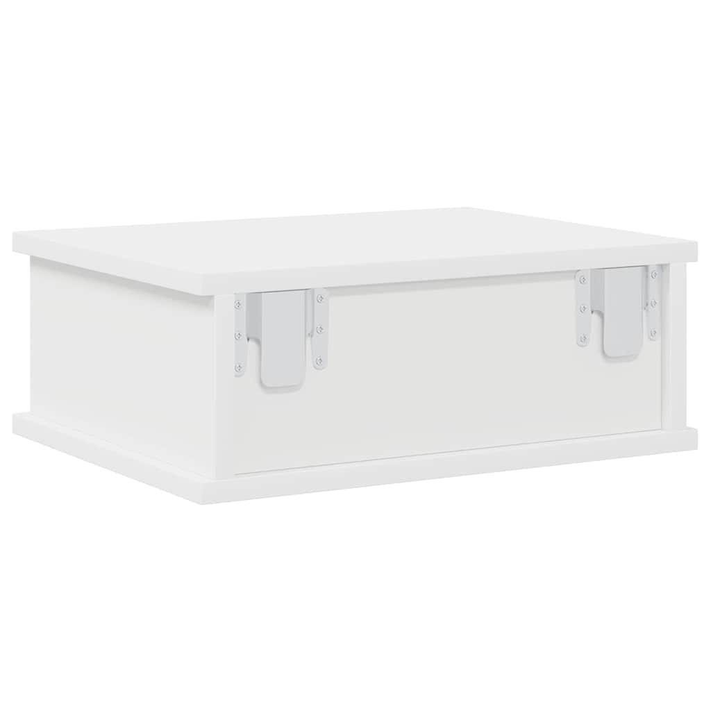 Éjjeli asztal 2 db Fehér 40 x 31 x 15 cm Szerelt Fa