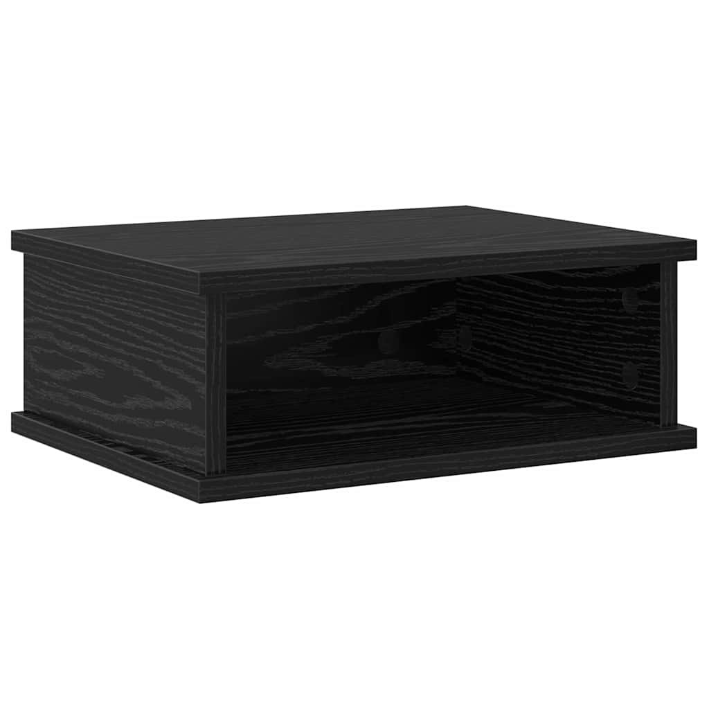 Éjjeli asztal 2 db Fekete tölgy 40 x 31 x 15 cm Szerelt Fa