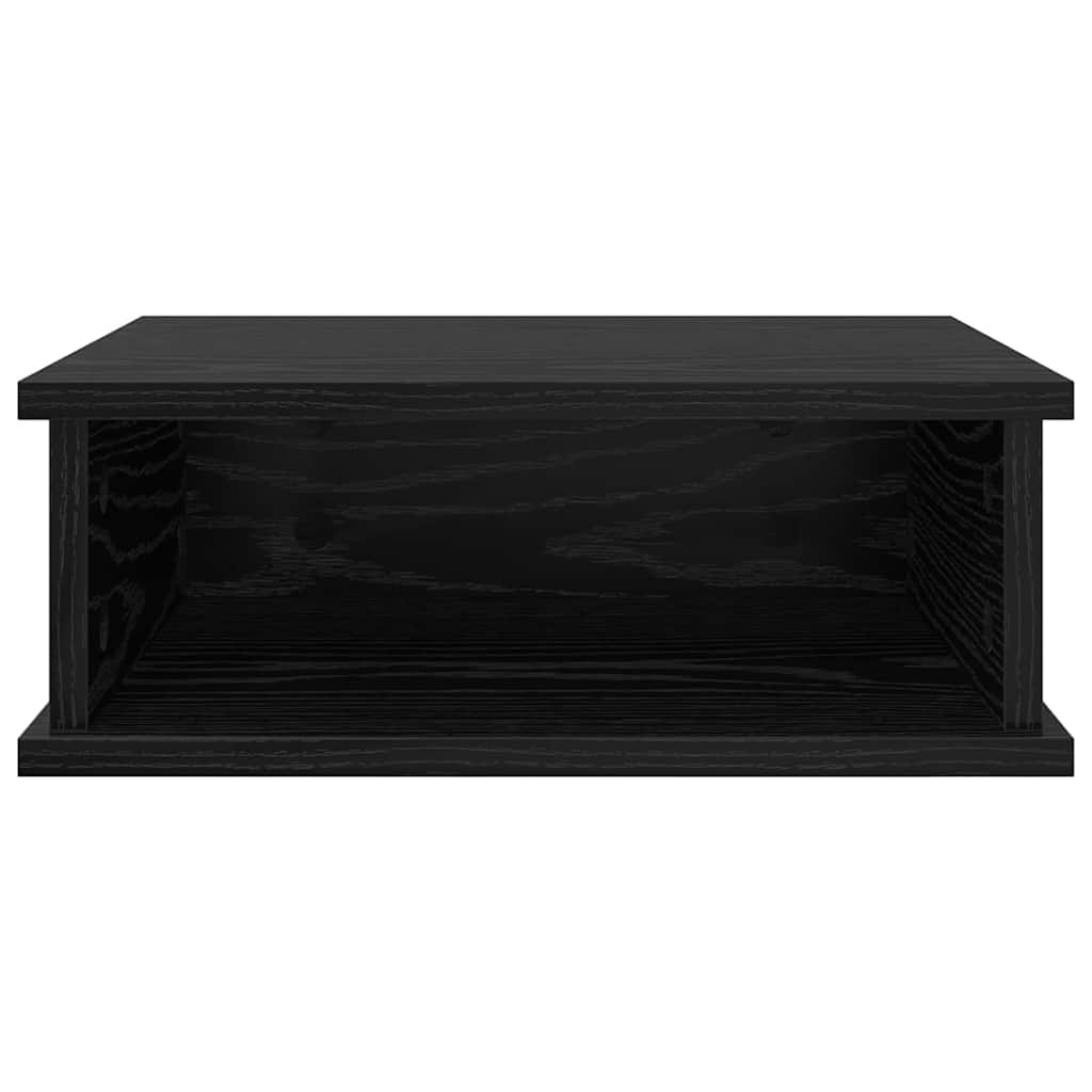 Éjjeli asztal 2 db Fekete tölgy 40 x 31 x 15 cm Szerelt Fa
