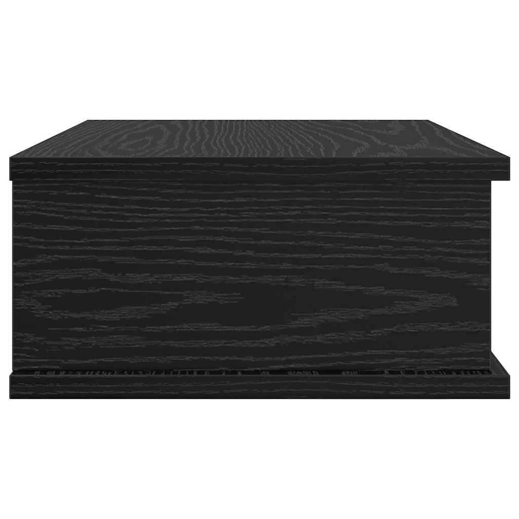 Éjjeli asztal 2 db Fekete tölgy 40 x 31 x 15 cm Szerelt Fa