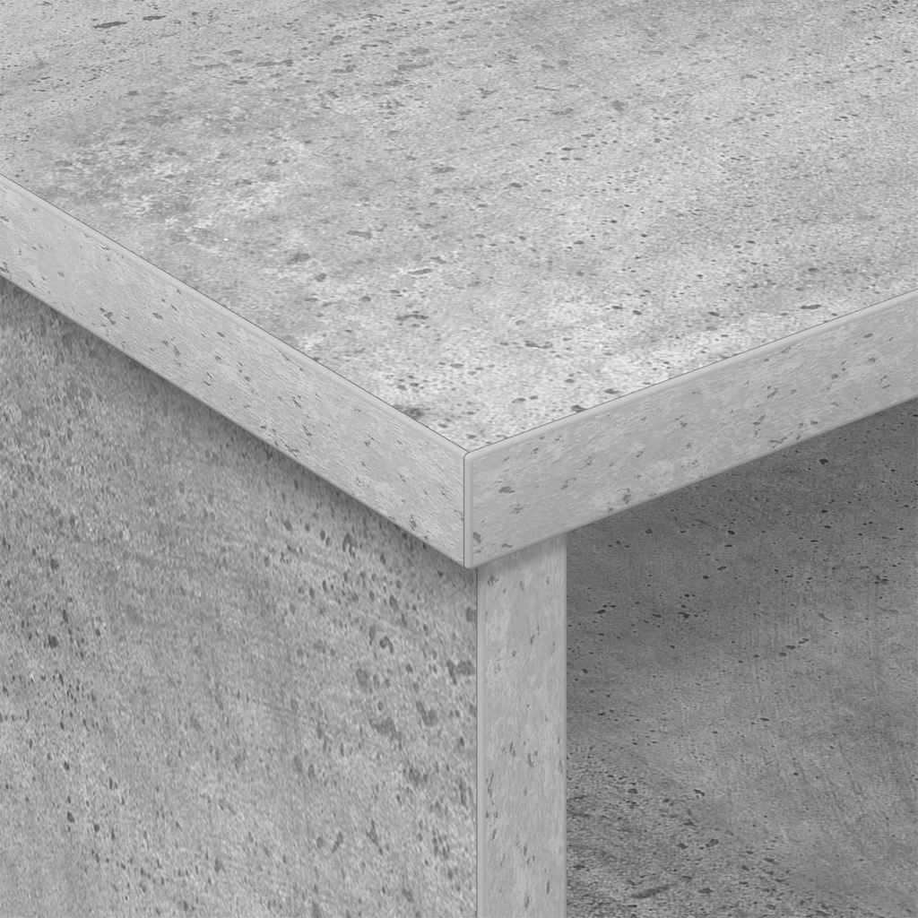 Éjjeli asztal 2 db Beton Szürke 40 x 31 x 15 cm Szerelt Fa