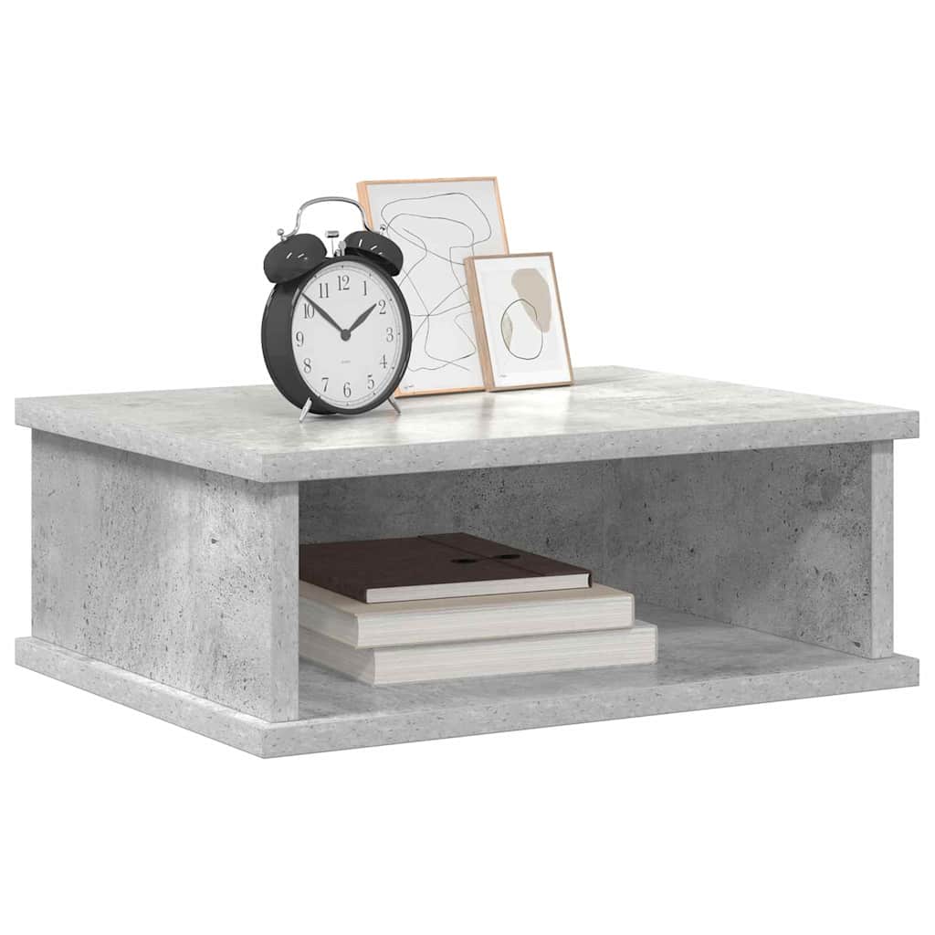 Éjjeli asztal 2 db Beton Szürke 40 x 31 x 15 cm Szerelt Fa