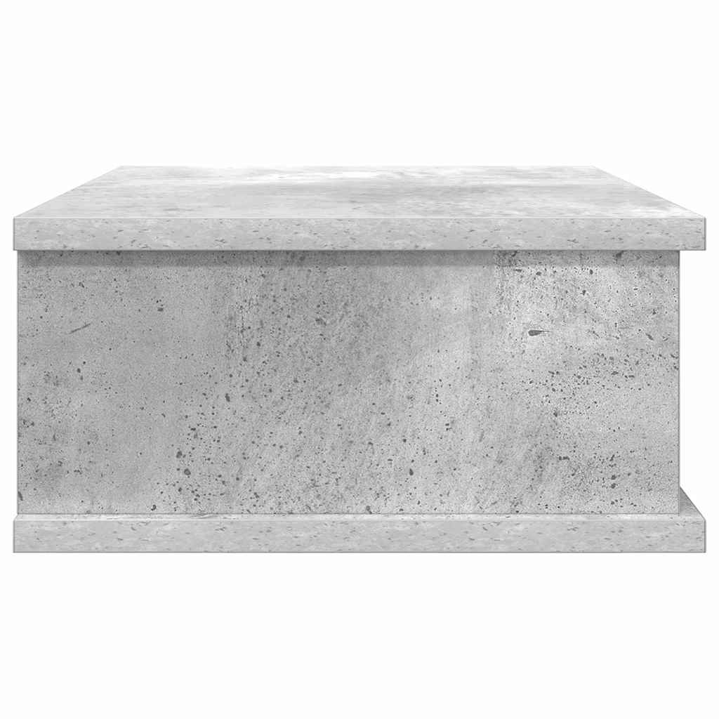 Éjjeli asztal 2 db Beton Szürke 40 x 31 x 15 cm Szerelt Fa