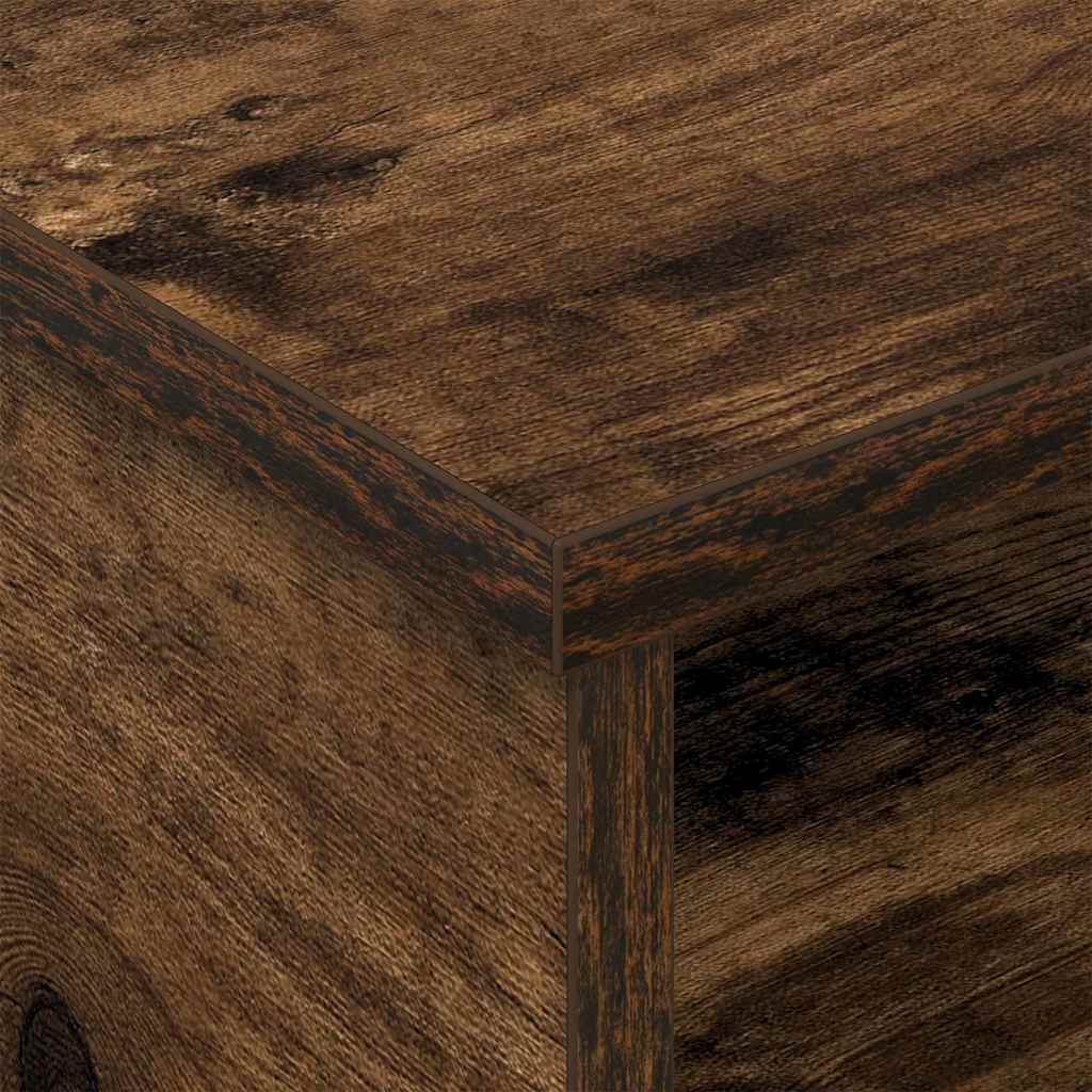 Éjjeli asztal 2 db Füstölt tölgy 40 x 31 x 15 cm Szerelt Fa