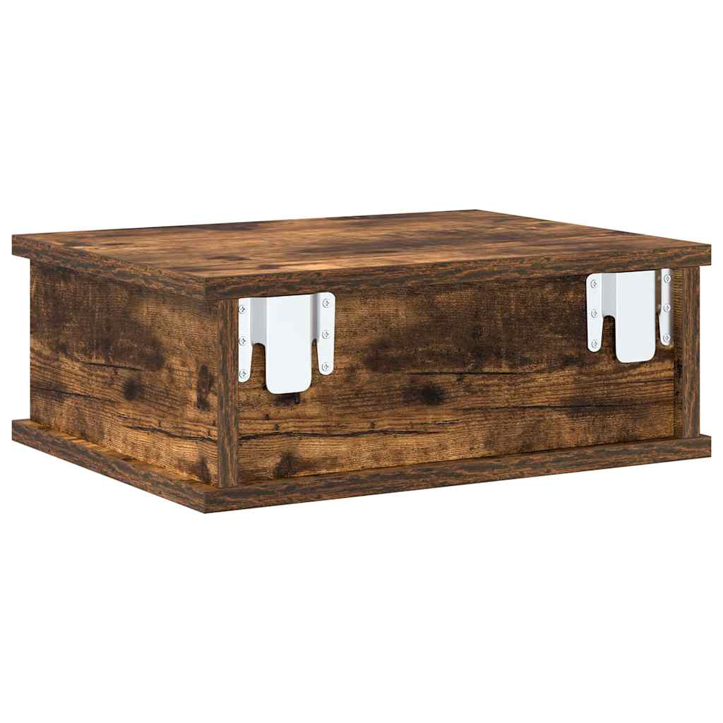 Éjjeli asztal 2 db Füstölt tölgy 40 x 31 x 15 cm Szerelt Fa