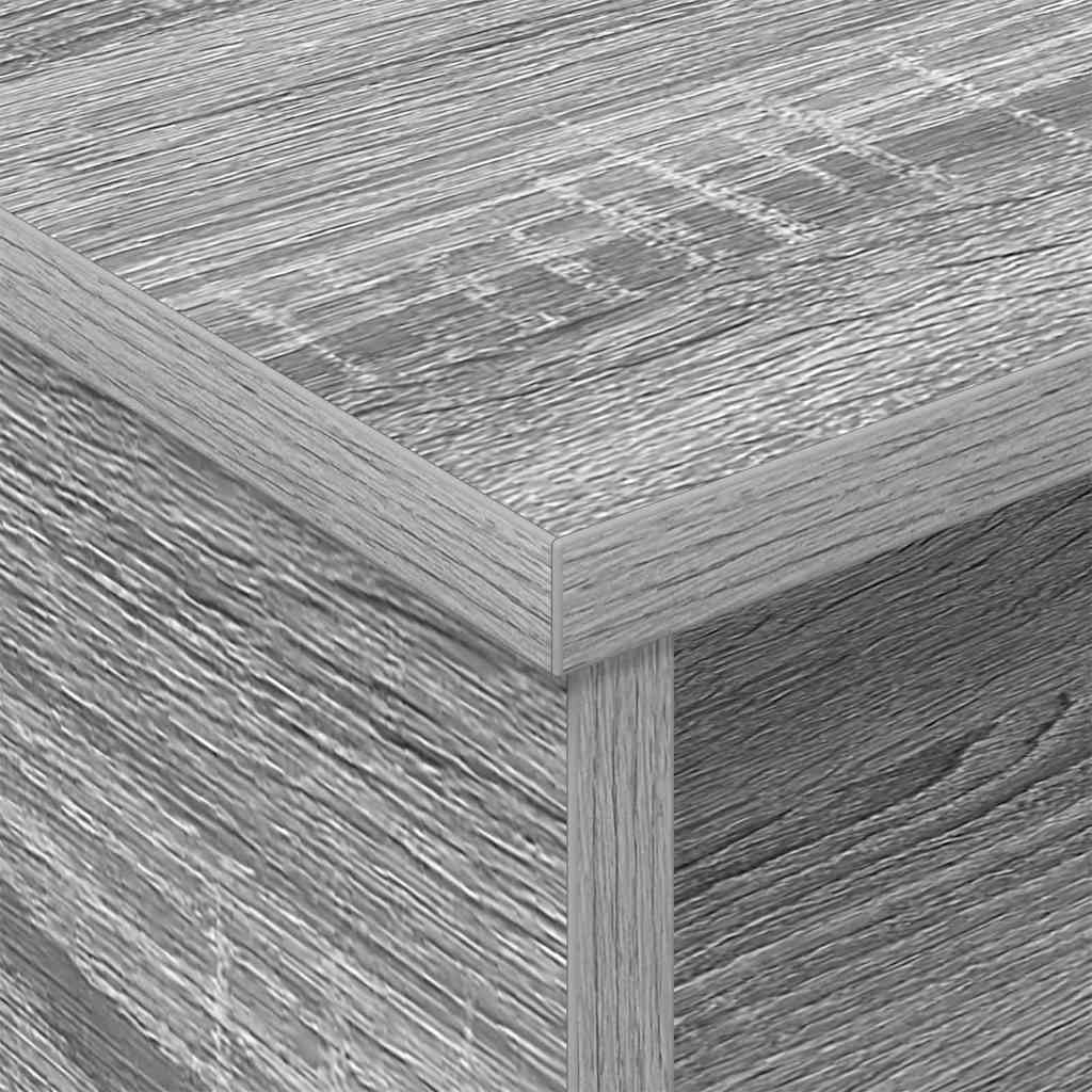 Éjjeli asztal 2 db Szürke Sonoma 40 x 31 x 15 cm Szerelt Fa