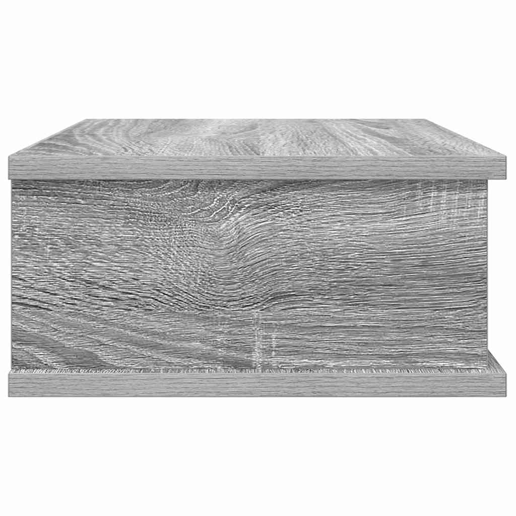 Éjjeli asztal 2 db Szürke Sonoma 40 x 31 x 15 cm Szerelt Fa