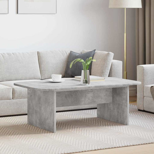 Dohányzóasztal Beton Szürke 93 x 53 x 33 cm Faanyag