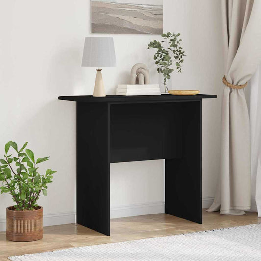 Konzolasztal Fekete 93 x 40 x 75 cm Faanyag