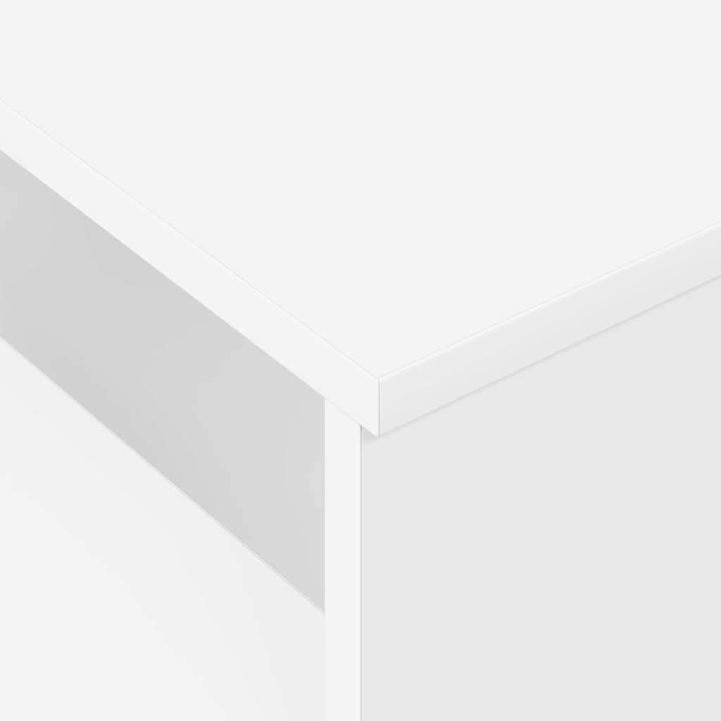 Konzolasztal Fehér 91,5 x 35 x 38,5 cm Faanyag