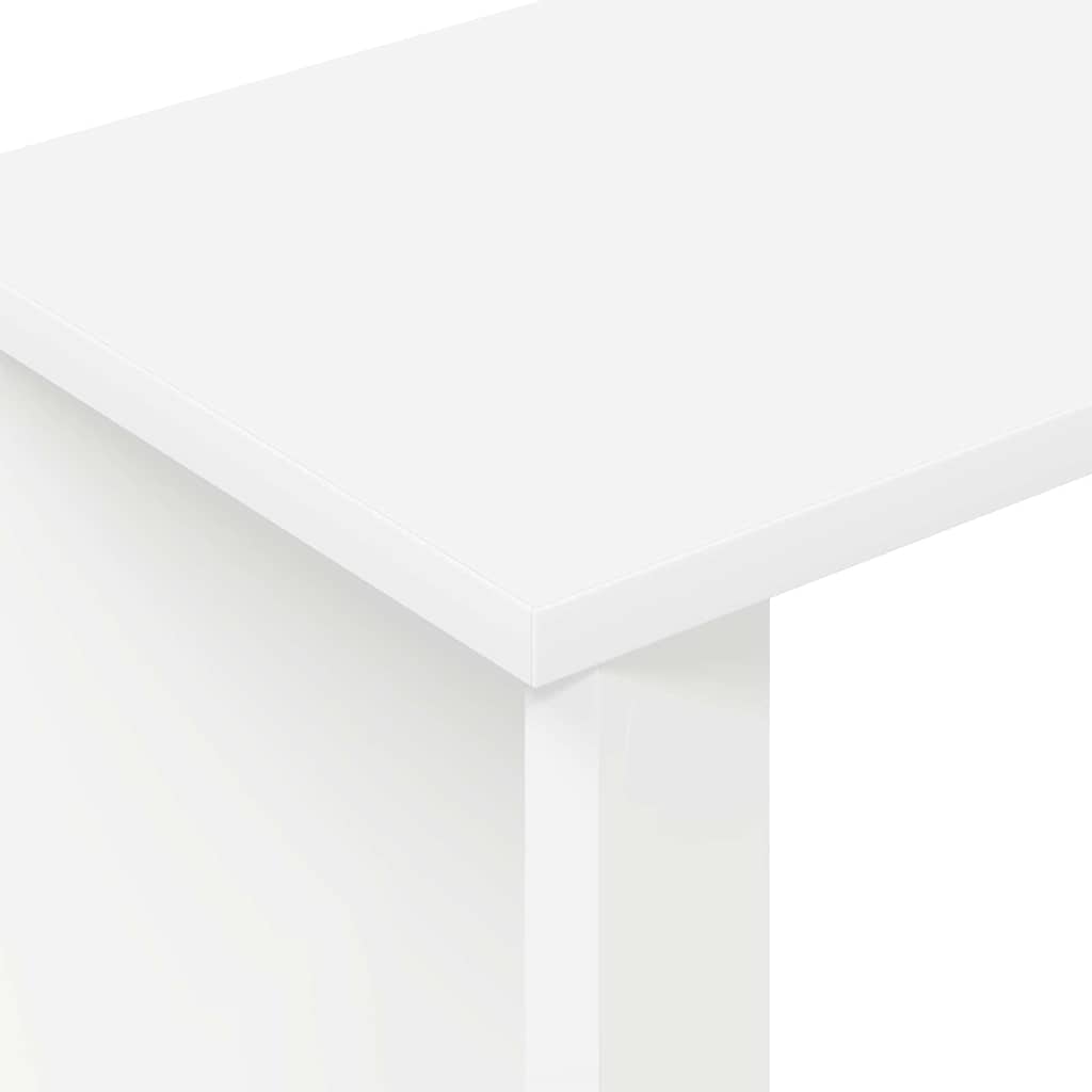 Végasztal Fehér 35 x 25 x 50 cm Faanyag