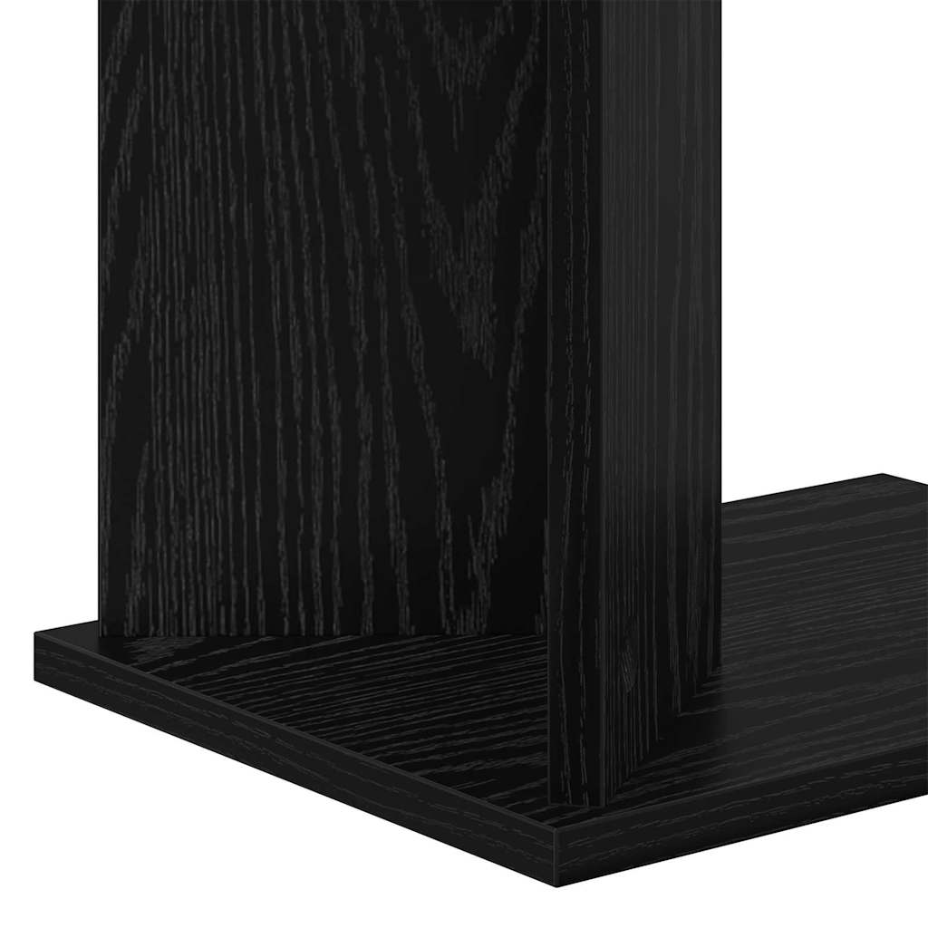Végasztal Fekete tölgy 35 x 25 x 50 cm Szerelt Fa