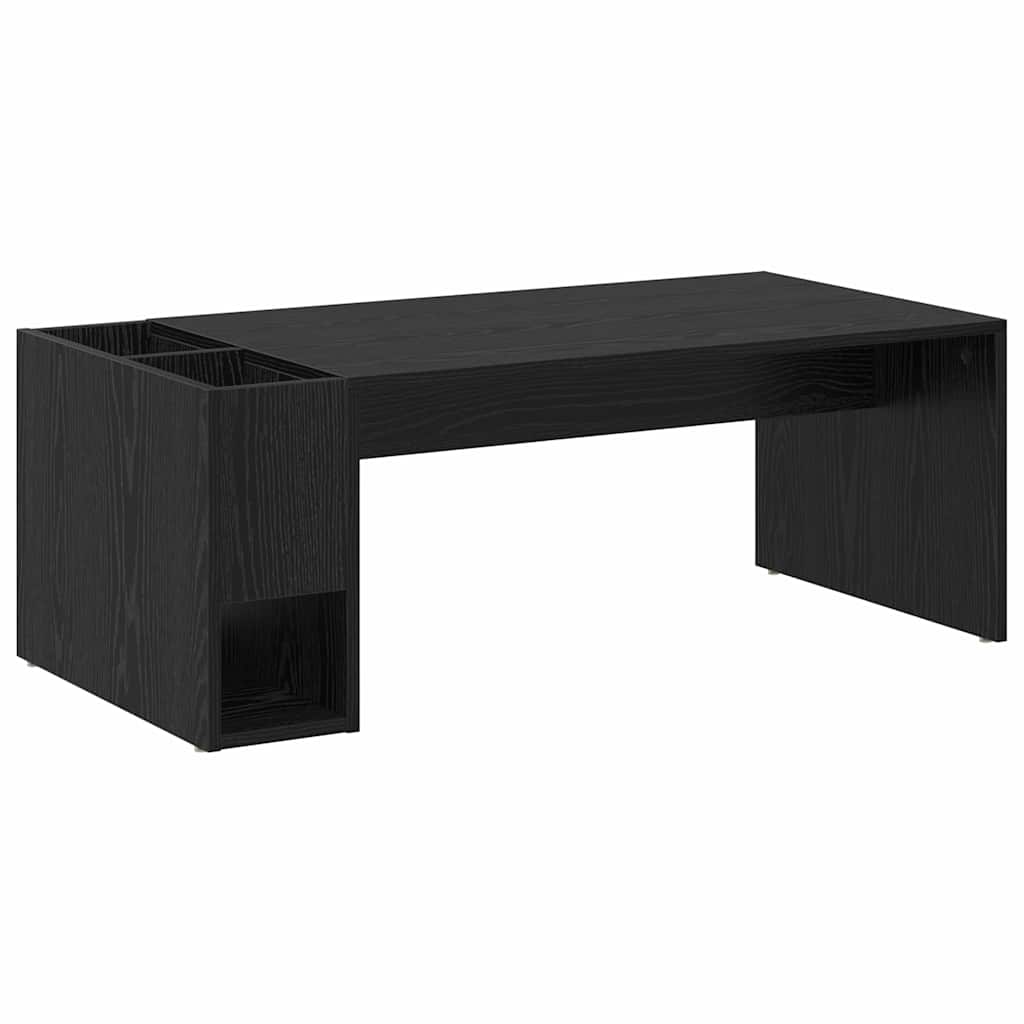 Dohányzóasztal Fekete tölgy 101,5 x 50 x 37 cm Szerelt Fa