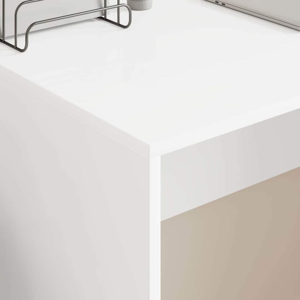 Asztal Fehér Szerelt Fa 109 x 50 x 78 cm