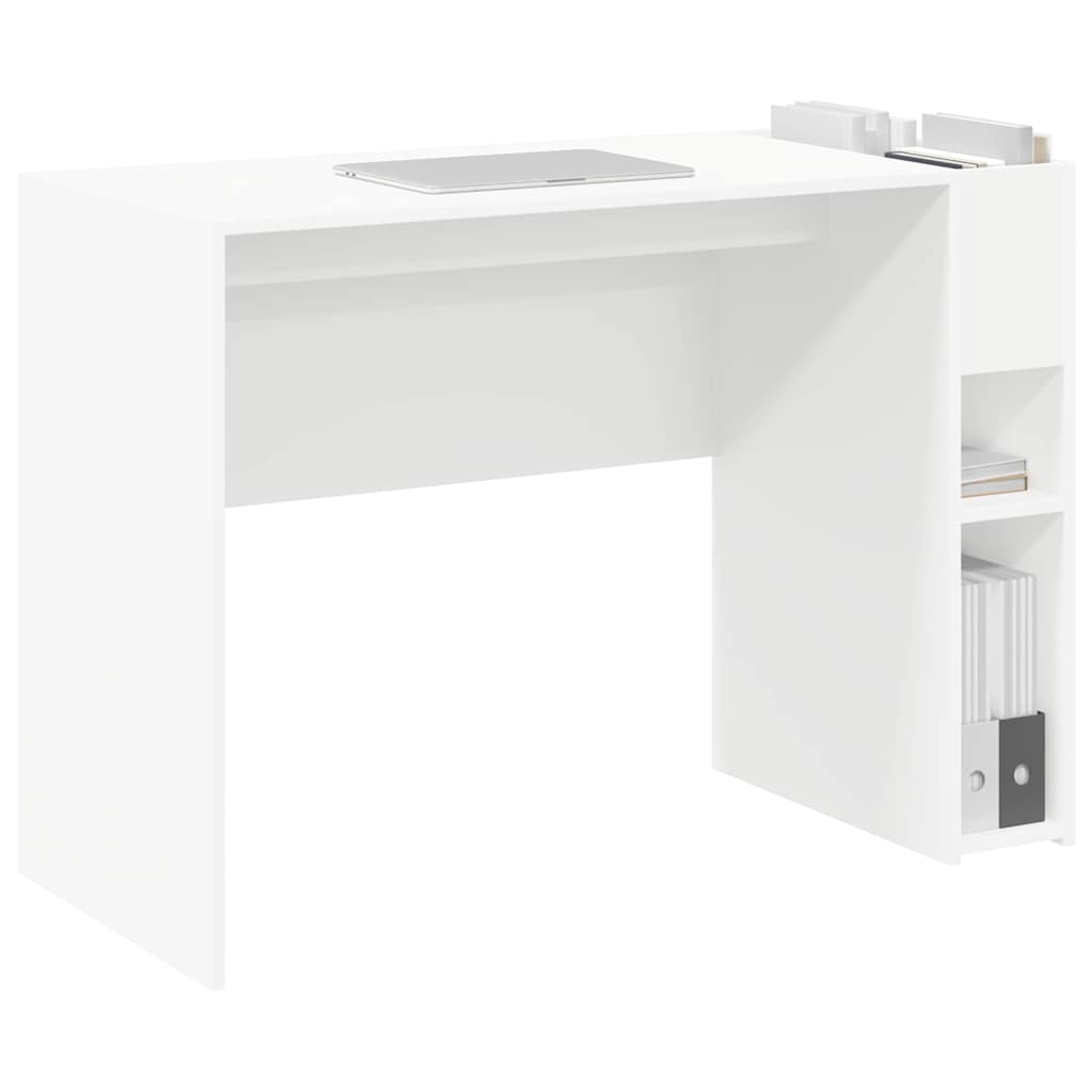 Asztal Fehér Szerelt Fa 109 x 50 x 78 cm
