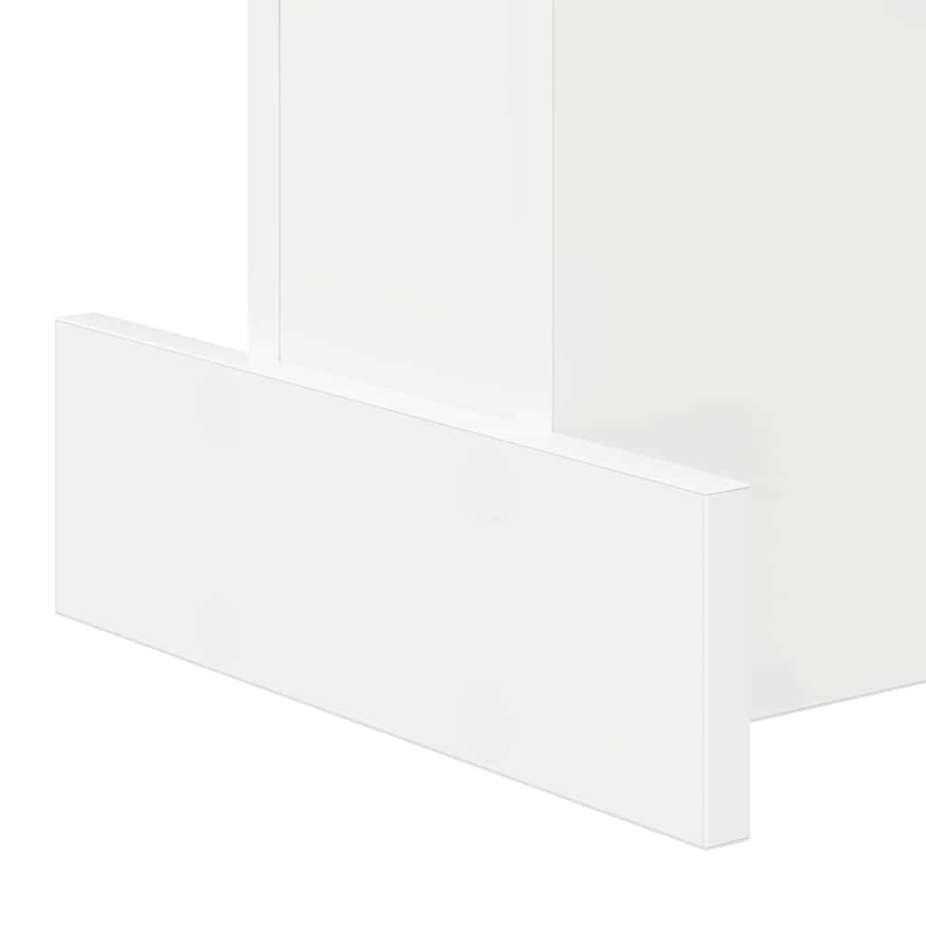 Végasztal Fehér 35,5 x 35 x 40 cm Szerelt Fa