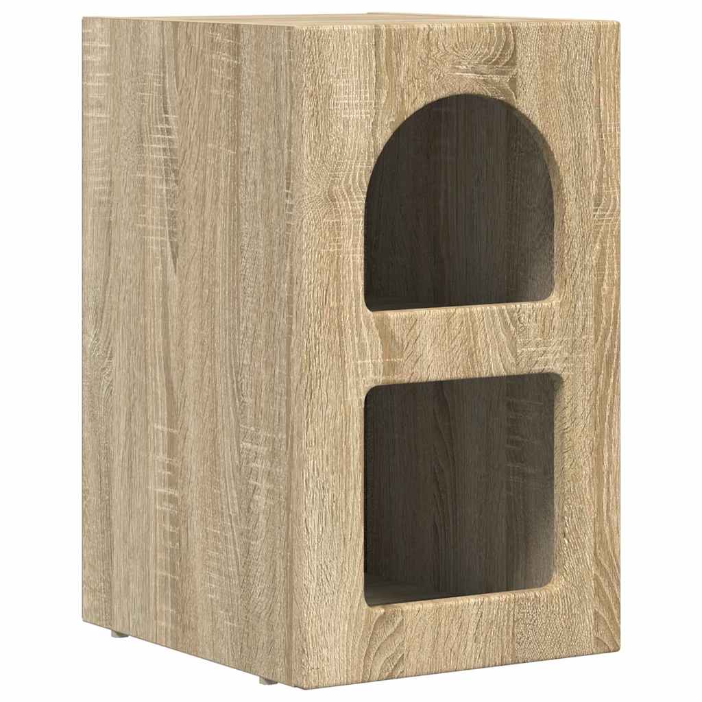 Éjjeli asztal ELST 2 db Sonoma tölgy 29,5 x 33,5 x 50 cm