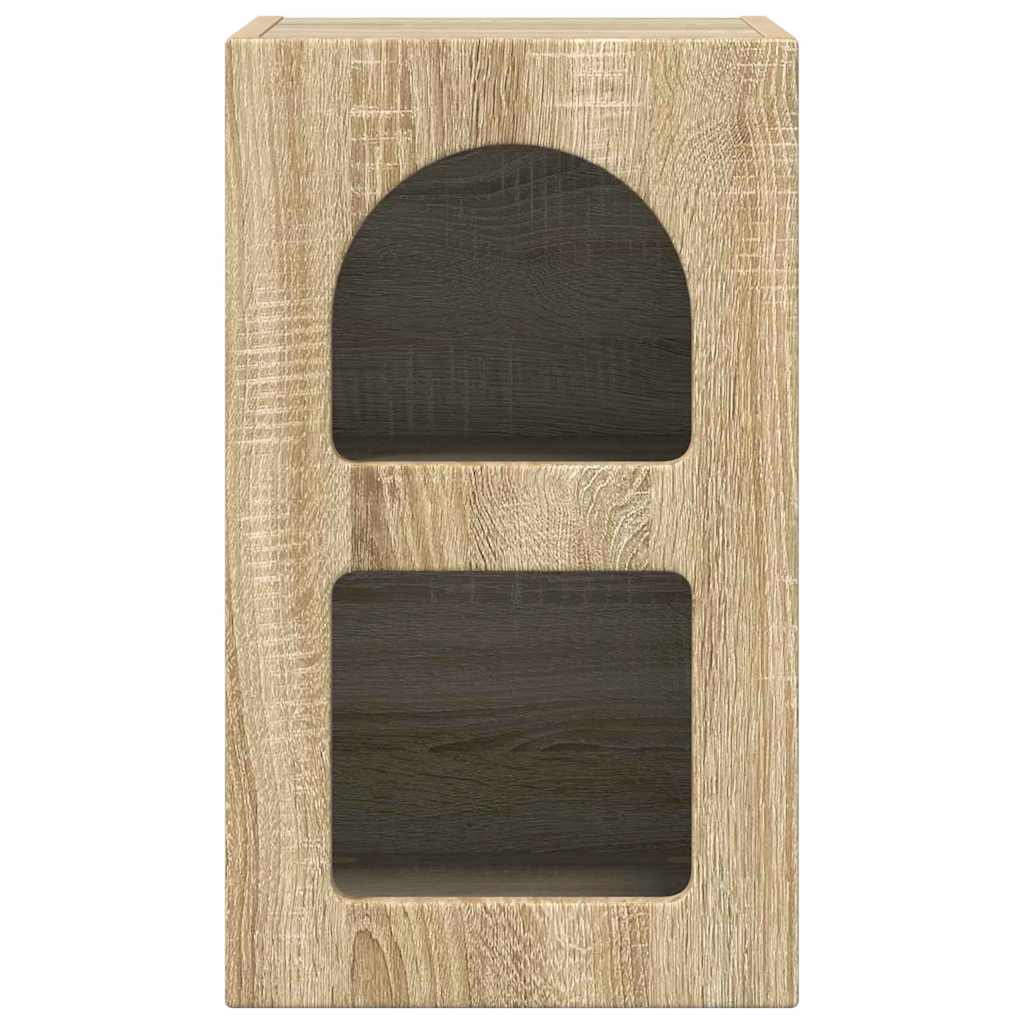 Éjjeli asztal 2 pcs Sonoma tölgy 29,5 x 33,5 x 50 cm Faanyag